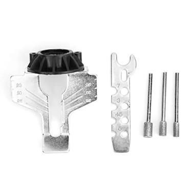 Imagem de Kit de fixação de afiação de motosserra moedor elétrico, adaptador de broca, conjunto de acessórios de ferramenta rotativa de polimento para apontador de motosserra