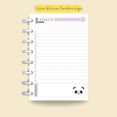 Imagem de Refil Para Caderno de Disco Sistema Inteligente | Pandinha Alegre (G 11 Furos)