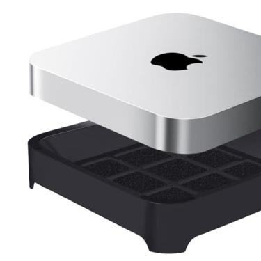 Imagem de IFCASE Suporte para filtro de ar e poeira de mesa para Mac Mini 2010-2023 M1 M2 Pro, Mac Studio M1 M2 Max/Ultra (preto)