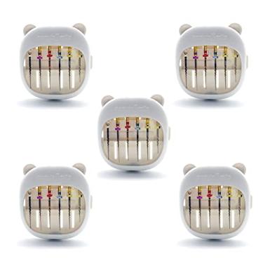 Imagem de Caixa organizadora de arquivos de canal radicular dentário caixa de desinfecção de gerenciamento endodôntico com régua de medição caixa de esterilização dentária