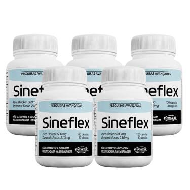 Imagem de Kit 5 Sineflex 150 Cáps - Power Supplements-Unissex