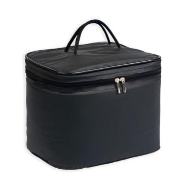 Imagem de Bolsa Bag Térmica Impermeável Grande 15 Litros Multiuso Para Alimentos Bebidas Trabalho Passeio Camping (Preta)