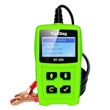 Imagem de TopDiag Testador de bateria TP200, ferramenta de diagnóstico profissional de teste de células automotivas adequado para CCA, DIN, IEC, EN, JIS etc