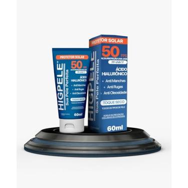 Imagem de Higpele Protetor Solar FPS 50, 60ml, Alta Proteção UVA-UVB, Ácido Hialurônico, Anti Manchas, Anti Rugas, Anti Oleosidade, Toque Seco