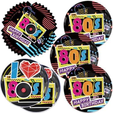 Imagem de Conjunto de utensílios de mesa para festa de conscientização do câncer de mama, fita rosa, pratos de sobremesa, guardanapos para decoração de festa de câncer de mama para mulheres em ambientes