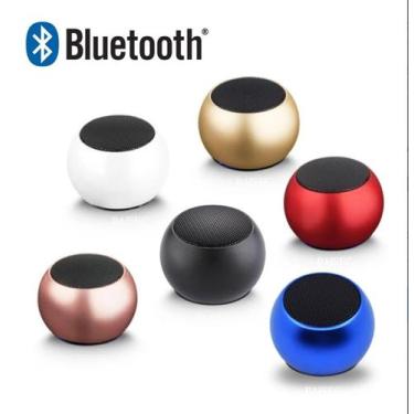 Imagem de Caixinha Som Bluetooth Tws Metal Mini Speaker Amplificada 3w - WXL