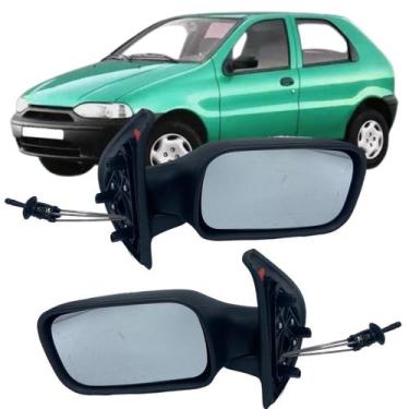 Imagem de Par Retrovisor Palio 96 97 98 99 2000 2 Portas Com Controle - COFRAN
