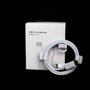Imagem de Cabo Lightning 1 METRO Compatível Iphone-Tipo-C com Nota Fiscal e Gara