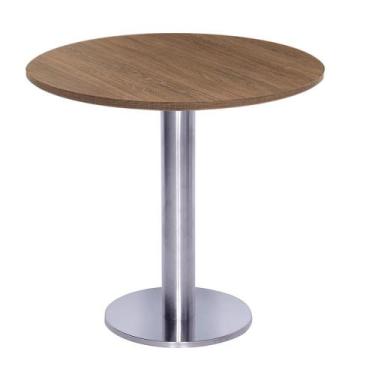 Imagem de Mesa Beta Big em Inox 75 cm (Altura) com Disco Redondo com Tampo em MD