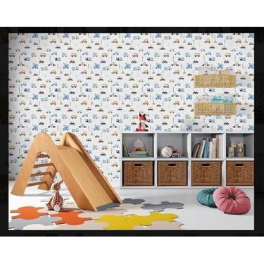 Imagem de Papel De Parede Infantil Sonhos 4219 - Carros