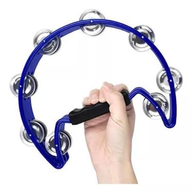 Imagem de Pandeirola , Pandeiro  Meia Lua Liverpool Azul