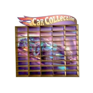 Imagem de Expositor Estante Miniaturas Nicho Para Coleção Carrinhos - CasaBebeDe