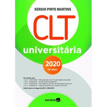 Imagem de Livro - CLT Universitária - 26ª Edição - 2020