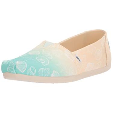 Imagem de TOMS Alpargata Slip-On feminino, largura larga, Várias cores, 34