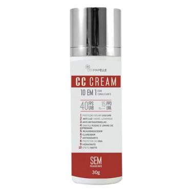Imagem de CC Cream 10 em 1 FPS 40 30g - Dermapelle, Médio, Mista/Oleosa