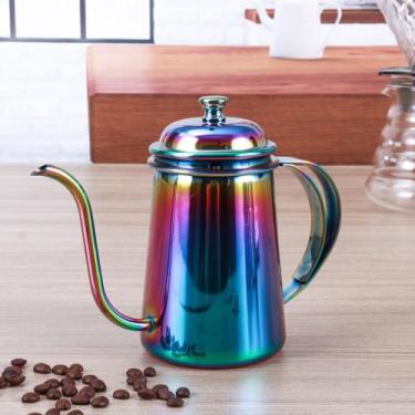 Imagem de Chaleira Inox Escovado.0.65l Bico Fino  Chá Café - raleo