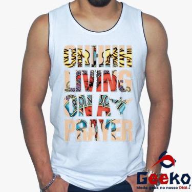 Imagem de Regata Bon Jovi 100% Algodão Ohhhh Living On A Prayer Rock Geeko, Bran