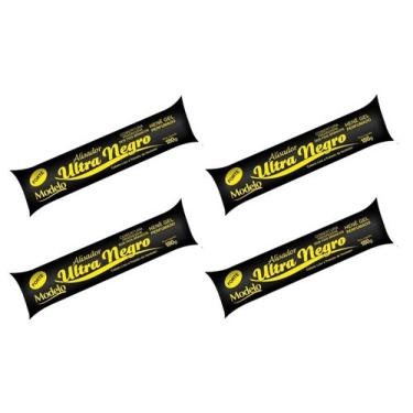Imagem de Hene em Gel Perfumado Modelo Alisador Ultra Negro 04x180gr Preto Forte