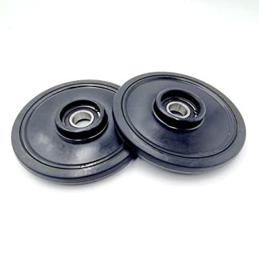 Imagem de BRGMAX 2 rodas intermediárias com rolamento preto, 14,3 cm x 20 mm, peças de motos de neve, suspensão de amortecedores, compatível com Arctic Cat 1604-837 3604-039 (2)