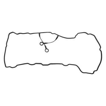 Imagem de INFINAUTO Junta da tampa da válvula, junta de vedação da válvula da cabeça do cilindro nº 224412E210 para Hyundai Elantra 2014-2020 preta, junta da tampa do balancim 1 peça