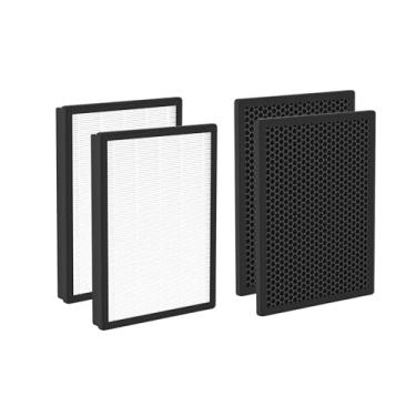 Imagem de Filtro de substituição Nispira True HEPA + filtro de carbono ativado pré-compatível com Alexapure Breeze Air Purificador 3049, 2 conjuntos