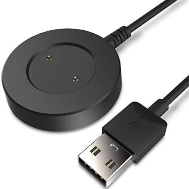 Imagem de TUSITA Carregador USB para Relógio Inteligente - Compatível com Huawei Watch GT, GT2, GT 2e, Honor Watch Magic, Magic 2, GS Pro, Dream - Cabo de Carregamento de 1 Metro - 2A de Potência