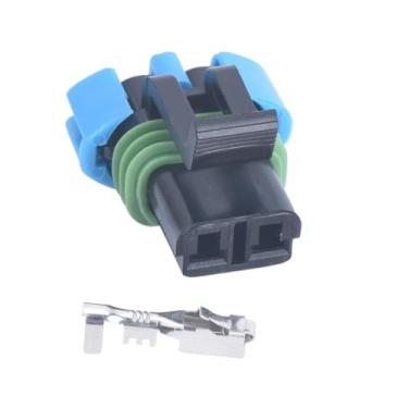 Imagem de Compressor de ar condicionado de 2 pinos, plugue r90p r90t, separador de óleo-água, filtro de indução de aquecimento, conector 15300027 15300002(Female with Pin)