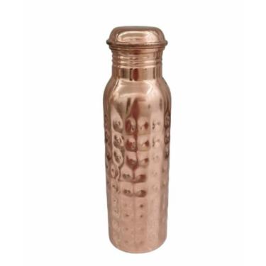Imagem de Garrafa De Cobre Puro  Yoga e Ayurveda 800 ml Postagem Rápida - Arte e
