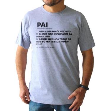 Imagem de Camiseta Pai Dicionário Meu Herói Melhor Amigo Frase - SEMPRENALUTA, C