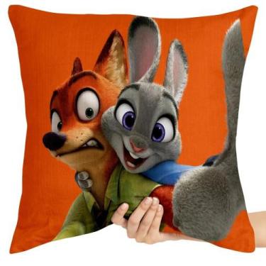Imagem de  Almofada 45x45 cheia Zootopia Nick Judy - Empório Dutra