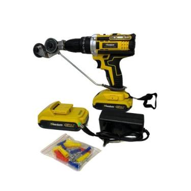 Imagem de Kit Parafusadeira + Cortador De Chapa Para Parafusadeira Titanium