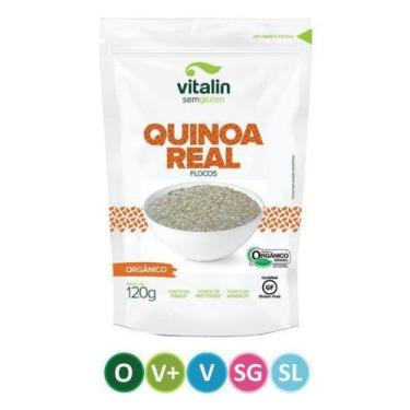 Imagem de Quinoa Real em Flocos Orgânico 120g - Vitalin
