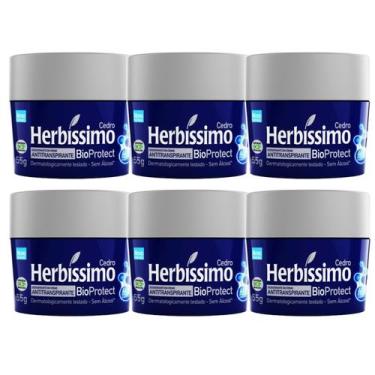 Imagem de Kit 6 Desodorante Bioprotect Cedro Herbíssimo 55G - Dana - Dana Cosmét