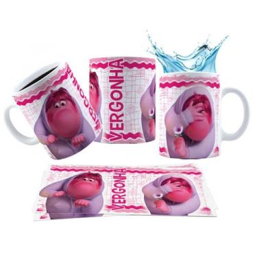 Imagem de Caneca 325ml Divertidamente 2 Personagens Tristeza Ansiedade - LARANJA