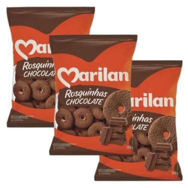 Imagem de Biscoito Rosquinha Doce Café da Manhã Sabor Chocolate 1050g - Marilan