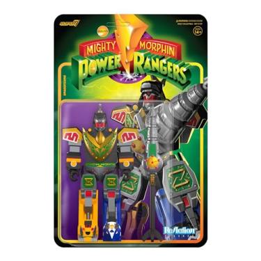 Imagem de Super7 Mighty Morphin' Power Rangers Dragonzord Battle Mode Reaction Figure 3.75 inches