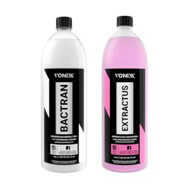 Imagem de Kit Bactran Extractus Para Extratora Limpa Higieniza Estofados tapetes Carpetes 1,5l Vonixx