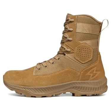 Imagem de GARMONT Bota masculina T 8 Falcon respirável acolchoada tática de couro camurça militar, Falcon Coyote, 11.5 Wide Women/10.5 Wide Men