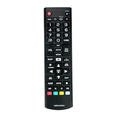 Imagem de Controle remoto de substituição compatível com LG 4K UHD HDR Smart LED TV, substituição para controle remoto LG TV AKB74475401 AGF76631042 AKB74475468