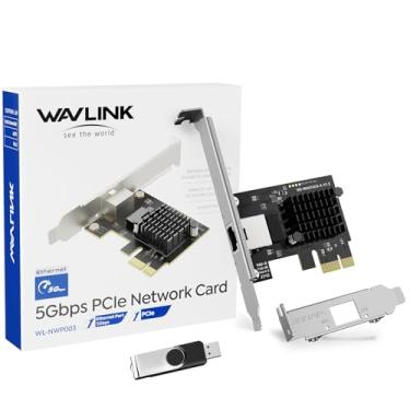Imagem de WAVLINK Placa de rede PCIe de 5 GB, adaptador de rede PCIe para 5 Gigabit Ethernet para Windows 11/10, Linux