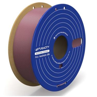 Imagem de Fugacity Filamento PLA 1,75 mm, filamento de impressora 3D carretel de 1 kg (N.W 1.0 kg), precisão dimensional +/- 0,02 mm, efeito de impressão aprimorado para a maioria das impressoras 3D FDM