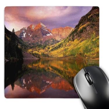 Imagem de 3dRose Mouse pad LLC 20 x 20 x 0,63 cm, nascer do sol no Colorado (mp_54194_1)