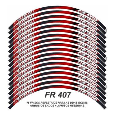 Imagem de Adesivo Friso Refletivo Suzuki Gs 500 Fr 407 - Geral, Personalizado