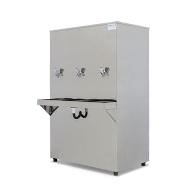 Imagem de Bebedouro Purificador Industrial Blue Coluna 3 Torneiras Natural e Gelada 100L PIC100L220VN-3T Inox 220V

