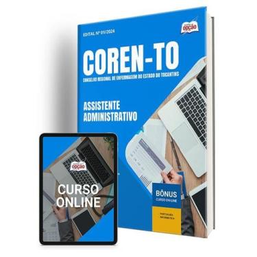 Imagem de Apostila COREN-TO 2024 - Assistente Administrativo - Apostilas Opção