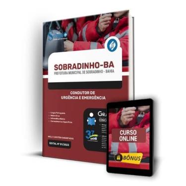 Imagem de Apostila Prefeitura de Sobradinho - BA - Condutor de Urgência e Emergê