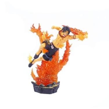 Imagem de Boneco Portgas D Ace One Piece Action Figure Colecionavel Estatueta An