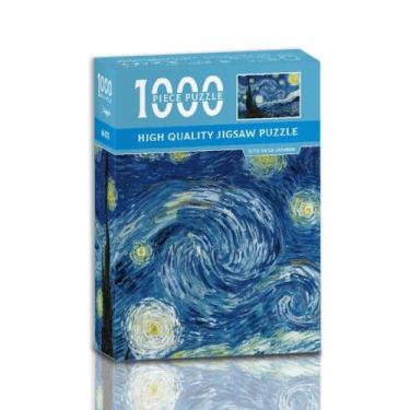 Imagem de Quebra Cabeça 1000 Peças A Noite Estrelada Vincent Van Gogh - SMACTUDO
