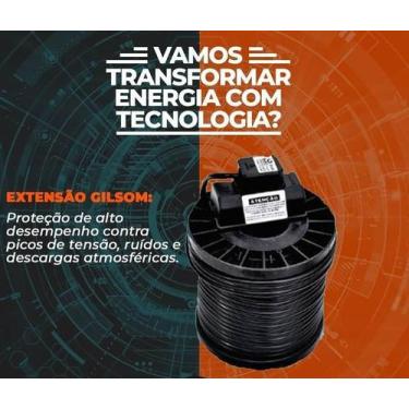 Imagem de Extensão elétrica bivolt com carretel 20m cabo pp 2x1,00mm - G-STARK