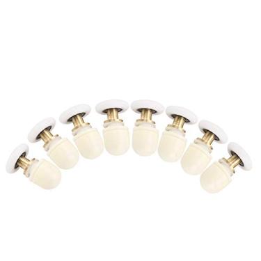 Imagem de 8pcs Brass ABS Deslizando o Chuveiro de Vidro do Chuveiro, Porta do Chuveiro Corredor de Chuveiro Portas de Chuveiro Rolinhos de Chuveiro de Chuveiro Polas de Porta do Banheiro